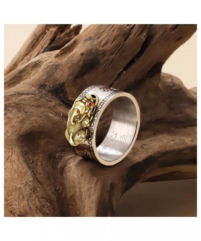 HJ HUAJ Feng Shui Ring Feng Shui PiXiu Mantra Ring PiXiu Rings,Anillo PiXiu Anillo De La Suerte Feng Shui Amulet Lucky Wealth...