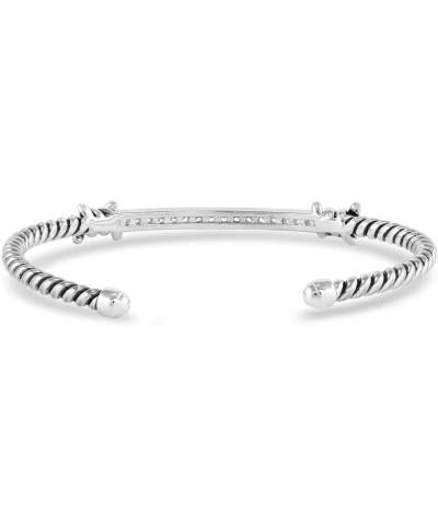 Tied Up Crystal Barbedwire Bracelet $31.12 Bracelets