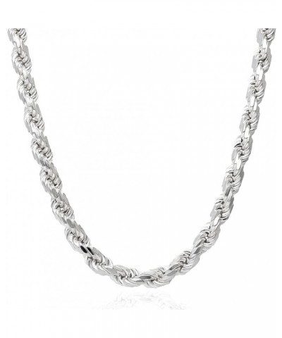 Solid 925 Sterling Silver 1.5mm-8mm Italian Rope Chain Necklace 16"-30 24" mm 2.8mm inches $33.92 Necklaces