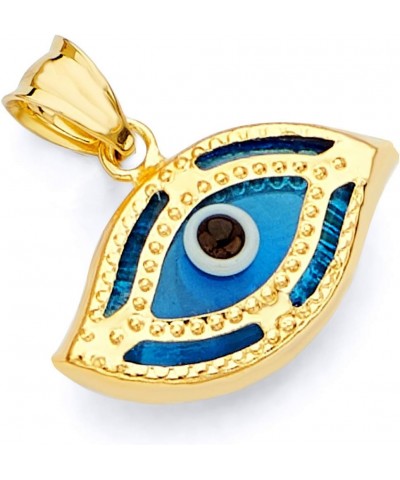 14k Yellow Gold Evil Eye Pendant $25.37 Pendants