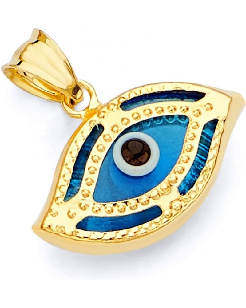 14k Yellow Gold Evil Eye Pendant $25.37 Pendants