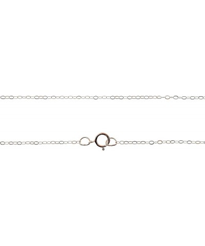 Sterling Silver Chain Necklace In Silver, 14K Gold Plate or Rose Gold Plated 22 Rose Gold Plated Sterling Silver Cable Chain ...