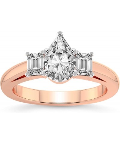 1 Carat -5 Carat | IGI Certified Lab Grown Diamond Engagement Ring | 14K Or 18K in White, Yellow Or Rose Gold | Denise Three ...