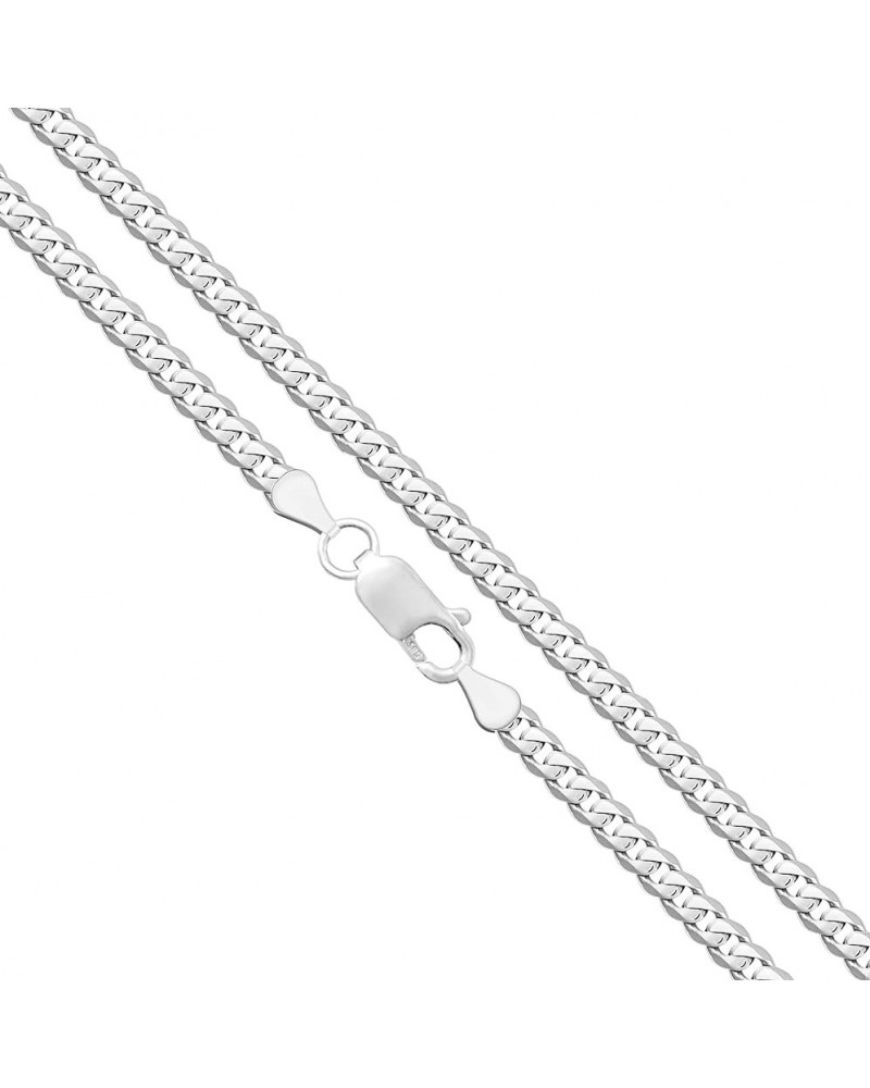 Solid 925 Sterling Silver Curb Chain Necklace, Sizes 2.2mm - 9.5mm 16in, 8.7mm Curb Chain $40.70 Necklaces