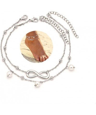 Foot Chain Boho Beach Jewelry Layer Anklet For Women Adjustable Anklet Endless Love $7.14 Anklets