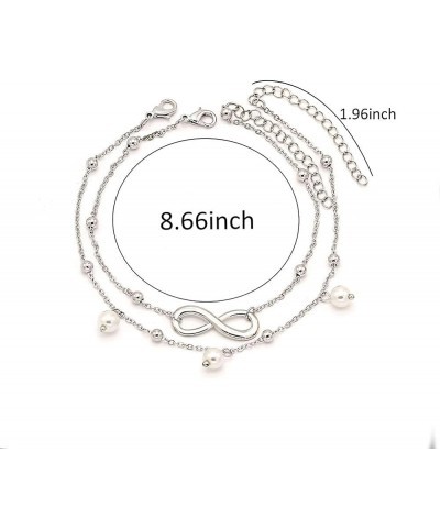 Foot Chain Boho Beach Jewelry Layer Anklet For Women Adjustable Anklet Endless Love $7.14 Anklets