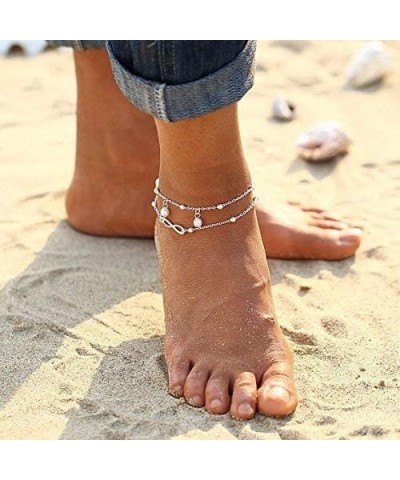 Foot Chain Boho Beach Jewelry Layer Anklet For Women Adjustable Anklet Endless Love $7.14 Anklets