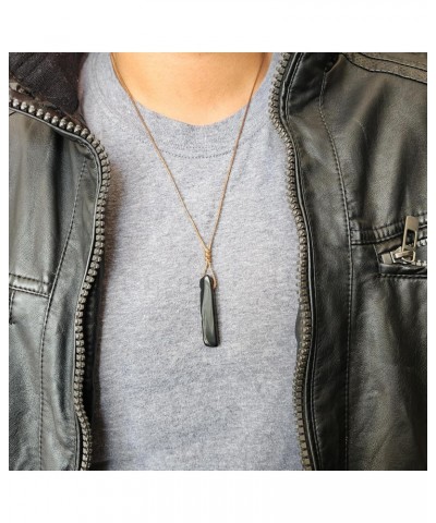 Natural Black Obsidian Necklace For Man Women Crystal Pendant Energy Protection Shield Yourself from Negative Energies $9.00 ...