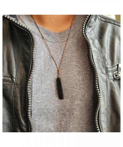 Natural Black Obsidian Necklace For Man Women Crystal Pendant Energy Protection Shield Yourself from Negative Energies $9.00 ...