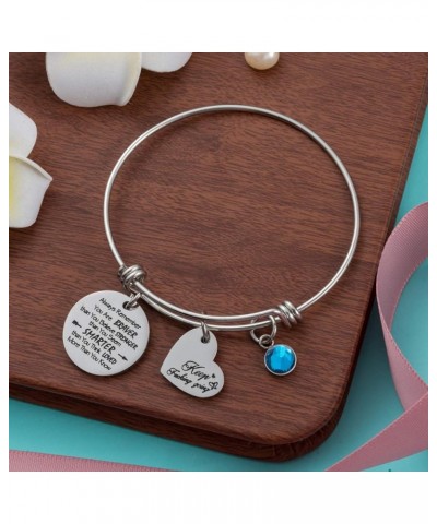 Birthstone Always Remember You Are Braver Than You Believe Inspirational Gifts Feminism Charm Bracelets for Women Dec. $9.84 ...