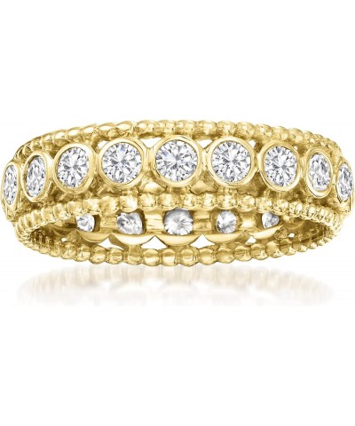 1.00 ct. t.w. Bezel-Set Diamond Eternity Band in 14kt Yellow Gold $533.00 Rings