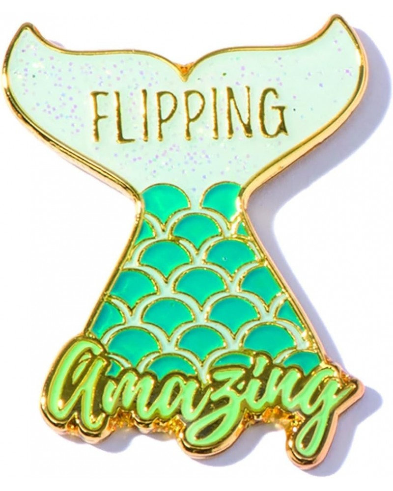 Flipping Amazing Mermaid Appreciation Award Pins, 12 Pins 6 Pins $27.02 Brooches & Pins