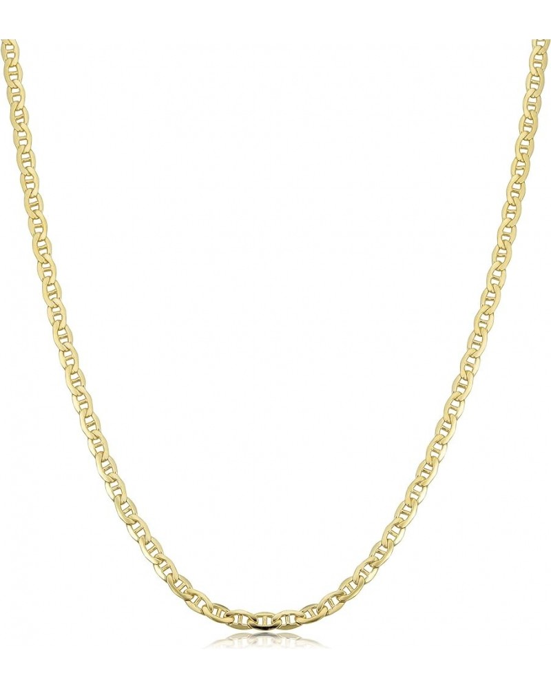 14k Yellow Gold Filled 3.3 mm Mariner Link Necklace (18, 20, 22, 24, 30 or 36 inch) 18.0 Inches $54.24 Necklaces