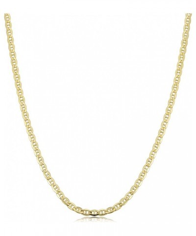 14k Yellow Gold Filled 3.3 mm Mariner Link Necklace (18, 20, 22, 24, 30 or 36 inch) 18.0 Inches $54.24 Necklaces