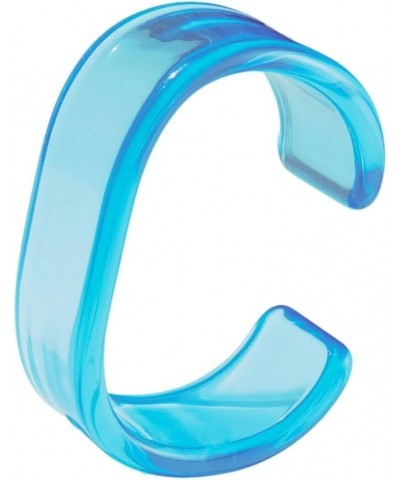 Acrylic Open Cuff Bangle Colorful Simple Geometric Transparent Resin Bracelet Jewelry B Blue $6.71 Bracelets