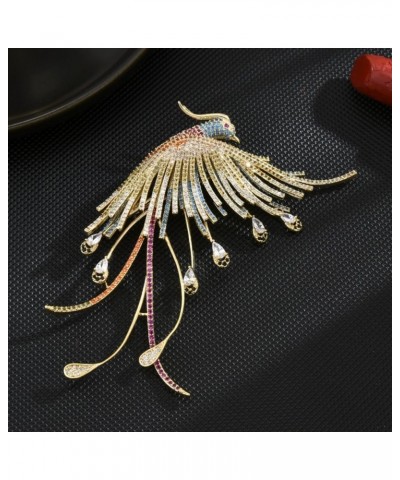 Enamel Gradient Color Phoenix Brooch Fashion Clothing Broches & Pins Jewelry Christmas Gift Style1-Phoenix $16.10 Brooches & ...