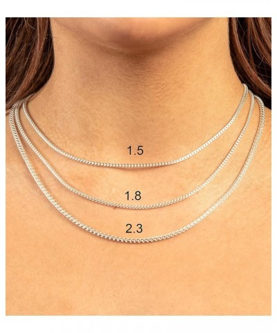 925 Sterling Silver Franco Chain Necklace, Hypoallergenic, Lobster Clasp Closure, Unisex Men's Women's 3.8 mm $130.18 Necklaces