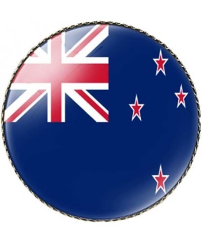 Round 1 Inch Australia Flag Pin International Travel Brooch Metal and Glass Revivalism Style Souvenir Badge for Hat Clothes B...