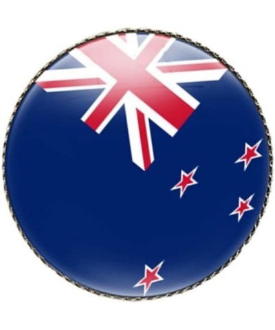 Round 1 Inch Australia Flag Pin International Travel Brooch Metal and Glass Revivalism Style Souvenir Badge for Hat Clothes B...