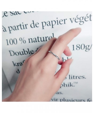 2MM 925 Sterling Silver Stacking Rings Minimalist Thin Ring Eternity Wedding Bands for Women Size 6-10 10 SILVER-01 $9.34 Rings