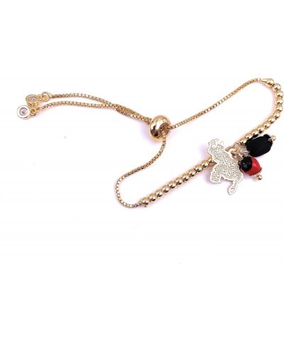 Map of Venezuela charm Peonia Seed and Powerful Azabache Bolo Chain Adjustable Bracelet $13.50 Bracelets