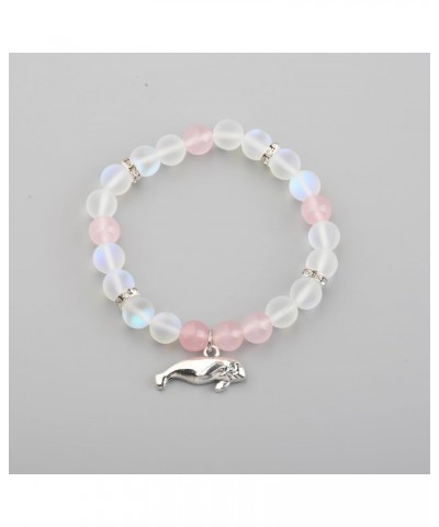 Manatees Bracelet Manatee Lovers Gift In A World Of Sharks Be A Manatee Jewelry Sea Cow Gift for Women (Manatees Bracelet) $9...