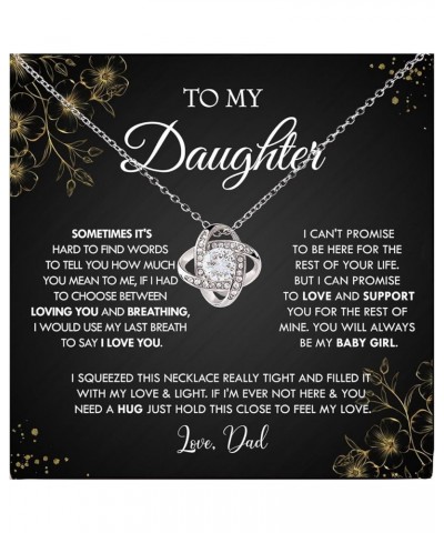 To My Daughter Necklace From Dad, Necklace For Daughter From Mom, Father Daughter Necklace, Mother Daughter Necklace, Christm...