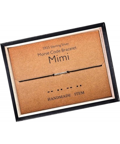 Inspirational Gifts for Women, Morse Code Funny Gifts Bracelets for Women, Morse Code Bracelets Friend Gifts 26 Mimi $9.23 Br...