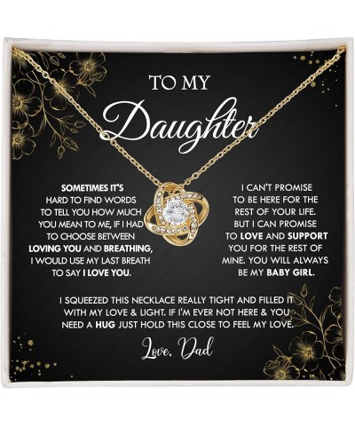 To My Daughter Necklace From Dad, Necklace For Daughter From Mom, Father Daughter Necklace, Mother Daughter Necklace, Christm...