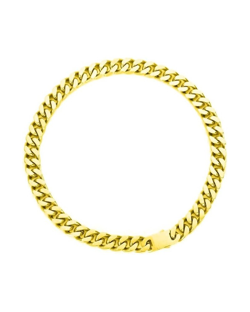 9mm Miami Cuban Link Chain for Men Women 316L Stainless Steel Boys Hiphop Silver Color Choker Necklace 16/18/20/22/24/26 Inch...