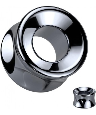 Hematite Stone Light Weight Double Flared Tunnel Plugs, Sold as a Pair 10mm (00GA) $13.39 Body Jewelry