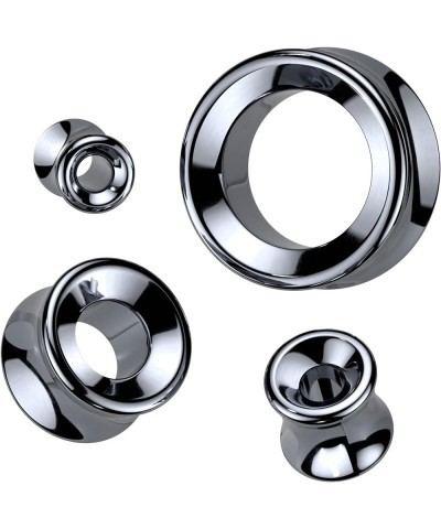 Hematite Stone Light Weight Double Flared Tunnel Plugs, Sold as a Pair 10mm (00GA) $13.39 Body Jewelry