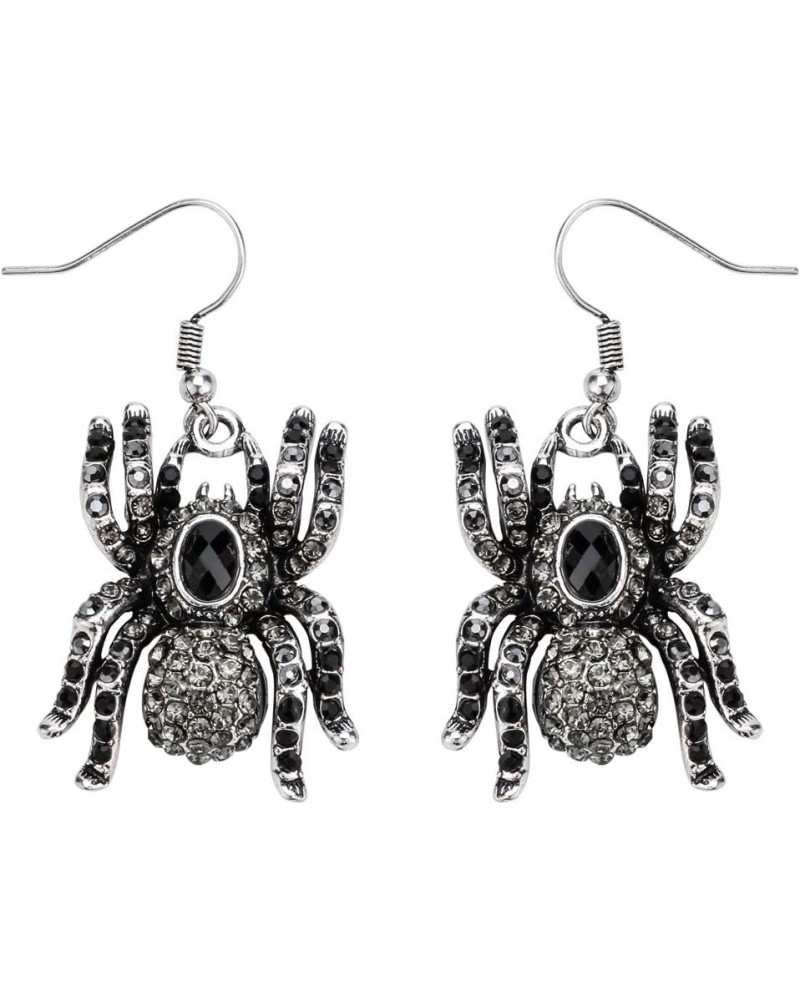 Womens Creepy Spider Hypoallergenic Dangle Earrings - 2 inch Long - Halloween Costume Accessories Jewelry Gifts for Women Tee...