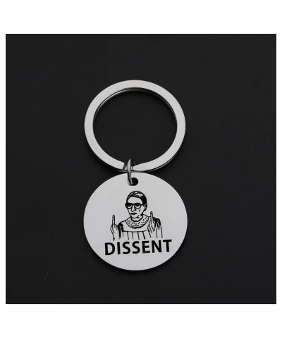 I Dissent Keychain Supreme Court Feminist Feminism Dissent Gift A gift For Female Lawyer Dissent $8.42 Pendants