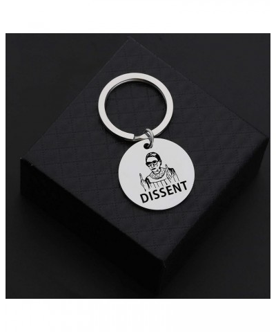 I Dissent Keychain Supreme Court Feminist Feminism Dissent Gift A gift For Female Lawyer Dissent $8.42 Pendants