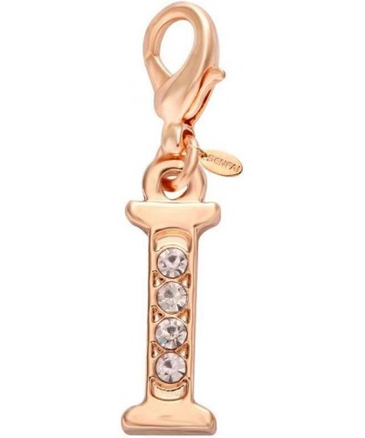 Rose Gold Plated 26 Alphabet English Letters Crystal First Initial Name Charms for Bracelet,Necklace,Zipper Puller I $9.60 Br...