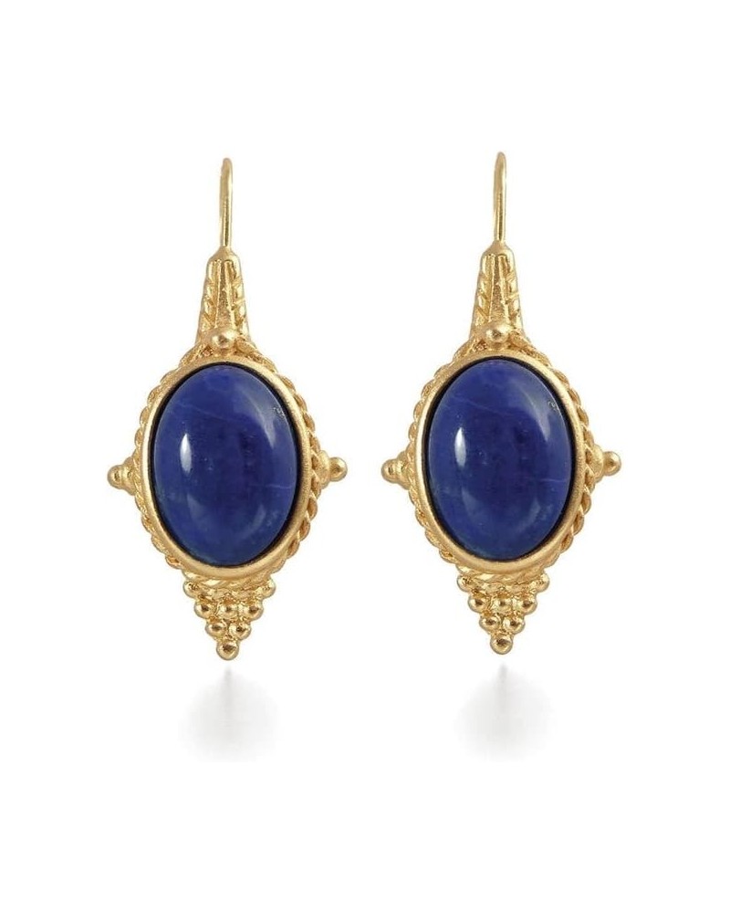 Egyptian Revival Earrings with Lapis $39.00 Earrings