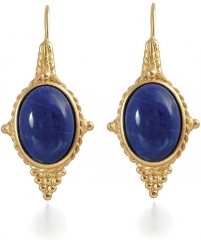 Egyptian Revival Earrings with Lapis $39.00 Earrings