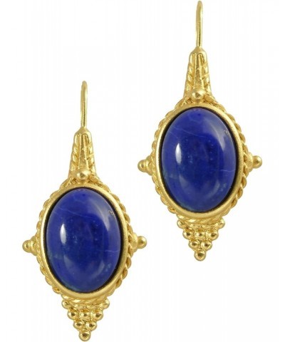 Egyptian Revival Earrings with Lapis $39.00 Earrings