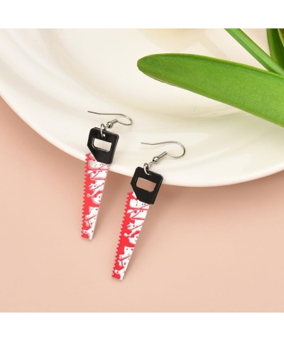 Halloween Earrings for Girls Women Dangling Hypoallergenic Bloody Knife Earring for Ladies Scary Halloween Coustume Earring B...