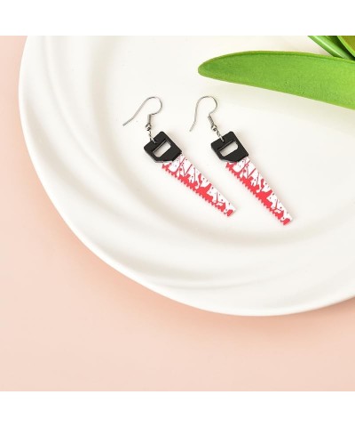 Halloween Earrings for Girls Women Dangling Hypoallergenic Bloody Knife Earring for Ladies Scary Halloween Coustume Earring B...