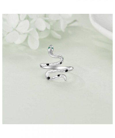 Cat/Elephant/Frog Ring Sterling Silver Animal Jewelry Gift for Women Girls snake $15.89 Rings