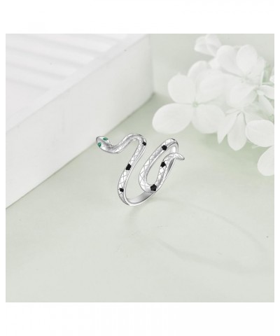 Cat/Elephant/Frog Ring Sterling Silver Animal Jewelry Gift for Women Girls snake $15.89 Rings