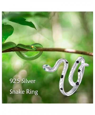 Cat/Elephant/Frog Ring Sterling Silver Animal Jewelry Gift for Women Girls snake $15.89 Rings