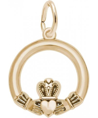 Claddagh Charm yellow-gold $16.70 Bracelets