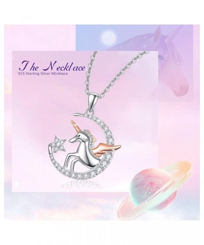 SeaHorse/Turtle/Dolphin/Mermaid Tail Necklace for Women Girls 925 Sterling Silver Beach Ocean Pendant Necklaces Jewelry Birth...