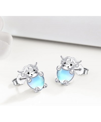 Hypoallergenic Earrings Sterling Silver Crystal Cute Animal Studs Earrings for Sensitive Ears Birthday Gifts for Women Girls ...