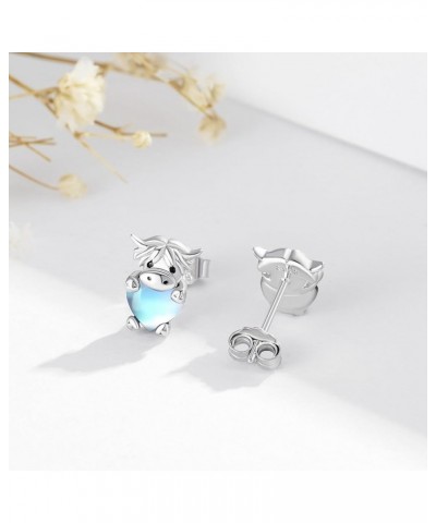 Hypoallergenic Earrings Sterling Silver Crystal Cute Animal Studs Earrings for Sensitive Ears Birthday Gifts for Women Girls ...