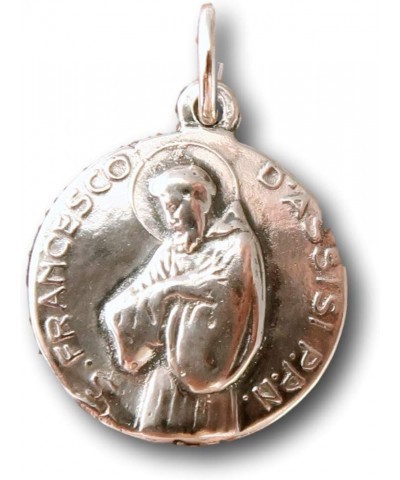 Sterling Silver St Francis of Assisi/St Clare Medal 30" stainless chain $27.45 Necklaces