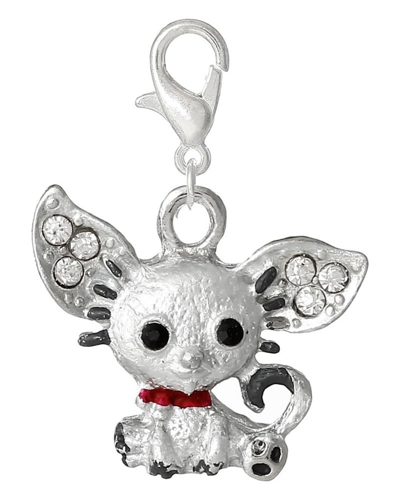 3 D Animal/Pet Clip On for Bracelet Charm Pendant for European Charm Jewelry with Lobster Clasp Mouse $7.64 Bracelets